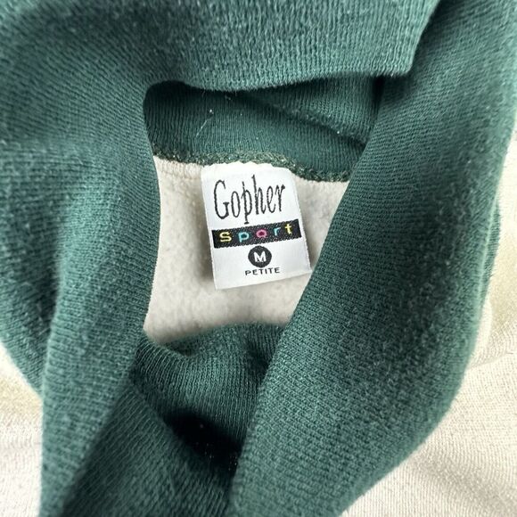 Gopher Sport Turtleneck Sweatshirt Womens Medium Petite Granny 90's Winter VTG - Picture 4 of 8